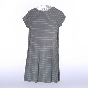 Free‎ Fly Dockside Shirt Dress Women's S Green Striped Bamboo UPF Sun Protection